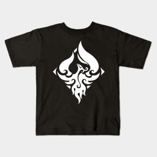 Genshin Impact Xiao Emblem - White Kids T-Shirt